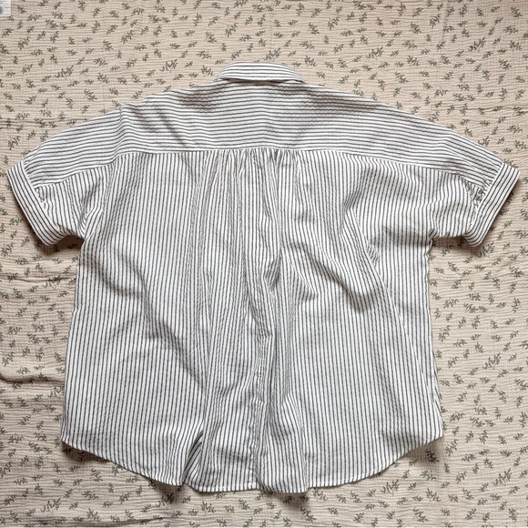 Striped Button-Down Shirt - Picture 2 of 4
